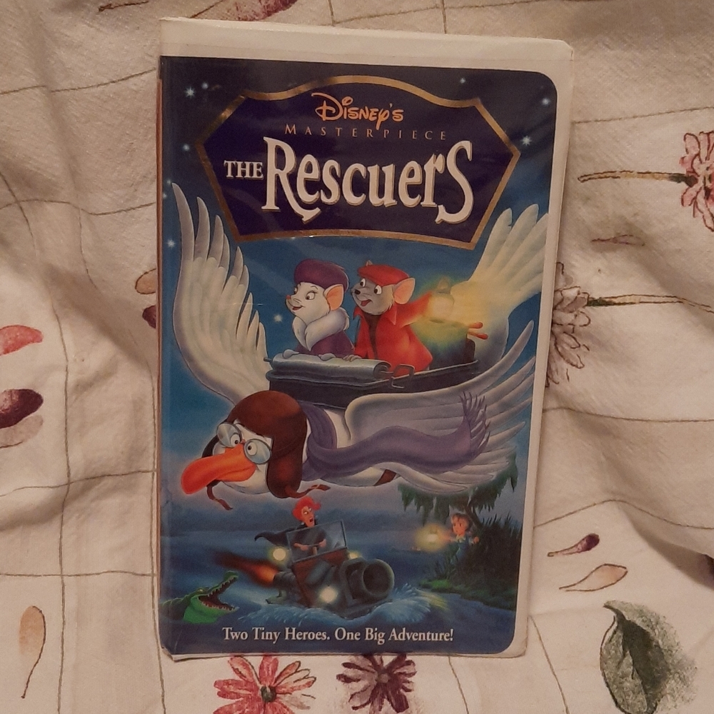 The Rescuers VHS tape